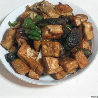 虎皮皮蛋炝豆腐