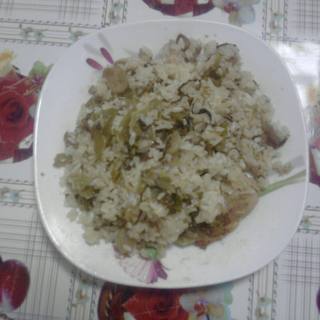 焖酸菜饭