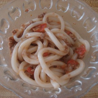 番茄肉酱乌冬面