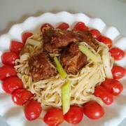 最给力的早餐--家常排骨面