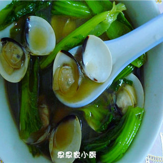 蛤蜊芥菜鸡汤