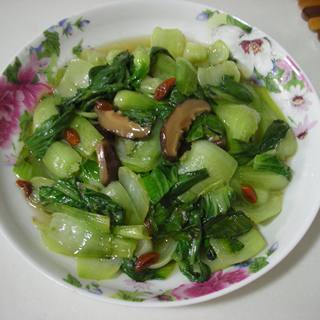 炒青菜香菇