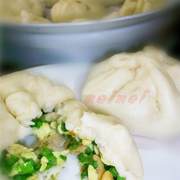 我的处女作~包子@@韭菜蛋烧肉包子