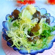 生菜拌黑木耳