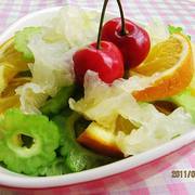 橙香银耳浸苦瓜