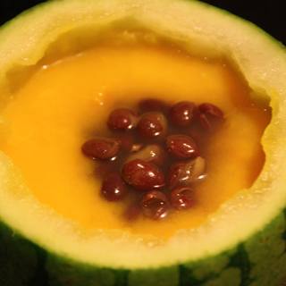 南瓜红豆西瓜盅