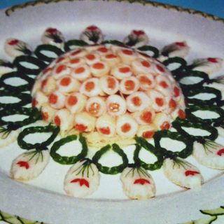 兰花蟹黄稀卤笋