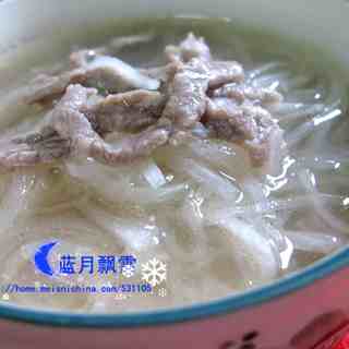 醋浇萝卜丝牛肉