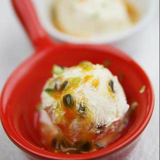 百香果酸奶冰激凌