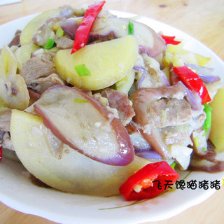 茄子炒土豆片