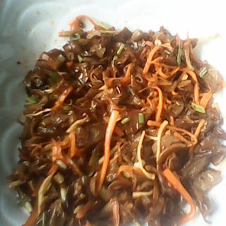 胡萝卜炒牛肠子