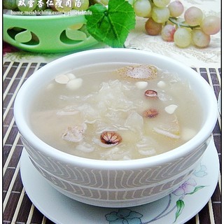 双雪杏仁瘦肉汤