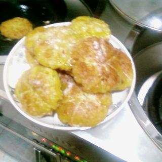 微波炉版南瓜饼