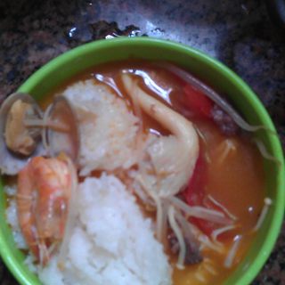 海鲜牛肉番茄泡饭