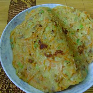 胡萝卜丝肉末饼