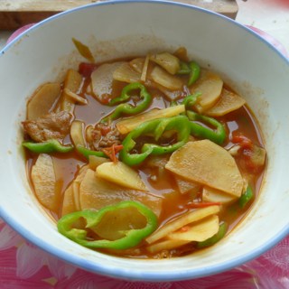 西红柿炖土豆