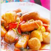 家常菜肴@@酸辣甜香肠丸子