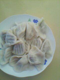 青椒蘑菇猪肉饺子