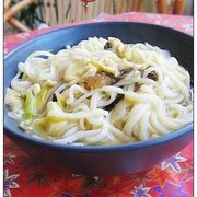 黄花菜鲜蛤打卤面