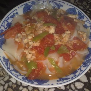 番茄鸡蛋捞烩面