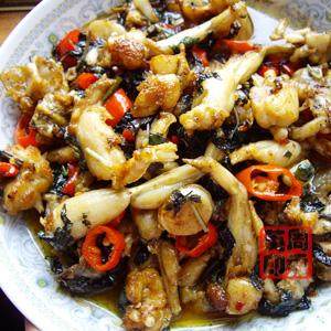 辣炒田鸡