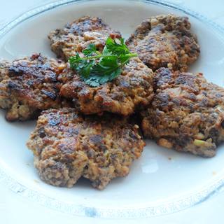 香煎牛肉豆腐饼