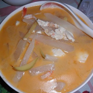 虾仁豆腐萝卜汤