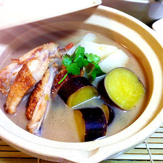 鸡翅煲山药地瓜