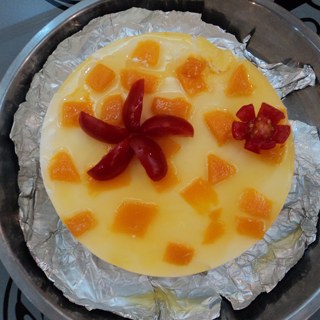 芒果酸奶慕斯蛋糕