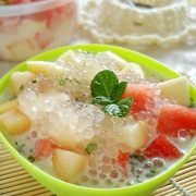 椰香西米水果捞