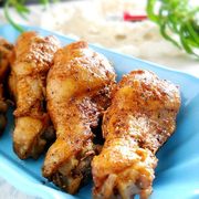 微波香辣红酒鸡腿