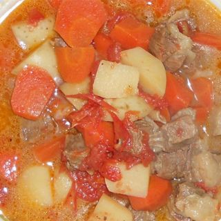 西红柿土豆炖牛腩