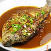 红油豆瓣酱烧鳊鱼