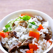 羊肉胡萝卜焖米饭