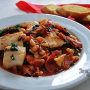 西班牙辣肠烧鳕鱼