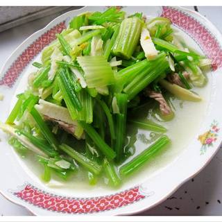芹菜肉丝
