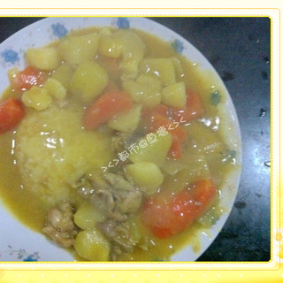 咖喱鸡饭