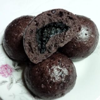 黑芝麻核桃馒头