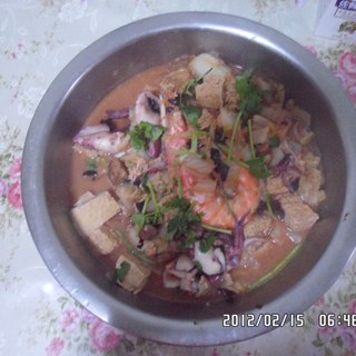 大白菜海鲜大杂烩