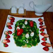 鸡胸脯拌西兰花