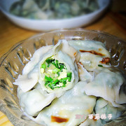 鸡蛋韭菜水饺