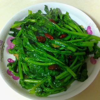 炝炒白油菜