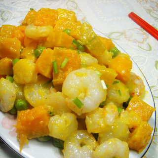 南瓜水晶虾仁