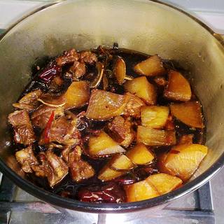 红烧羊肉炖萝卜