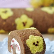 花儿朵朵蛋糕卷