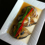 贡菜半煎煮马鲛