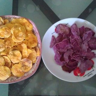 红薯紫薯片