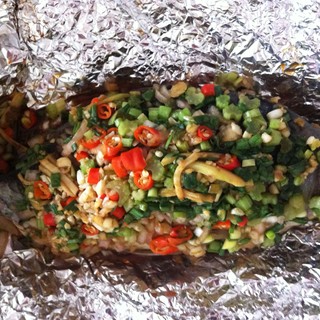 烧烤味锡纸包鱼