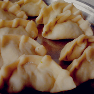 菊花脑田园水饺