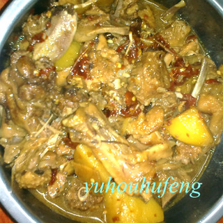 土豆烧鸭